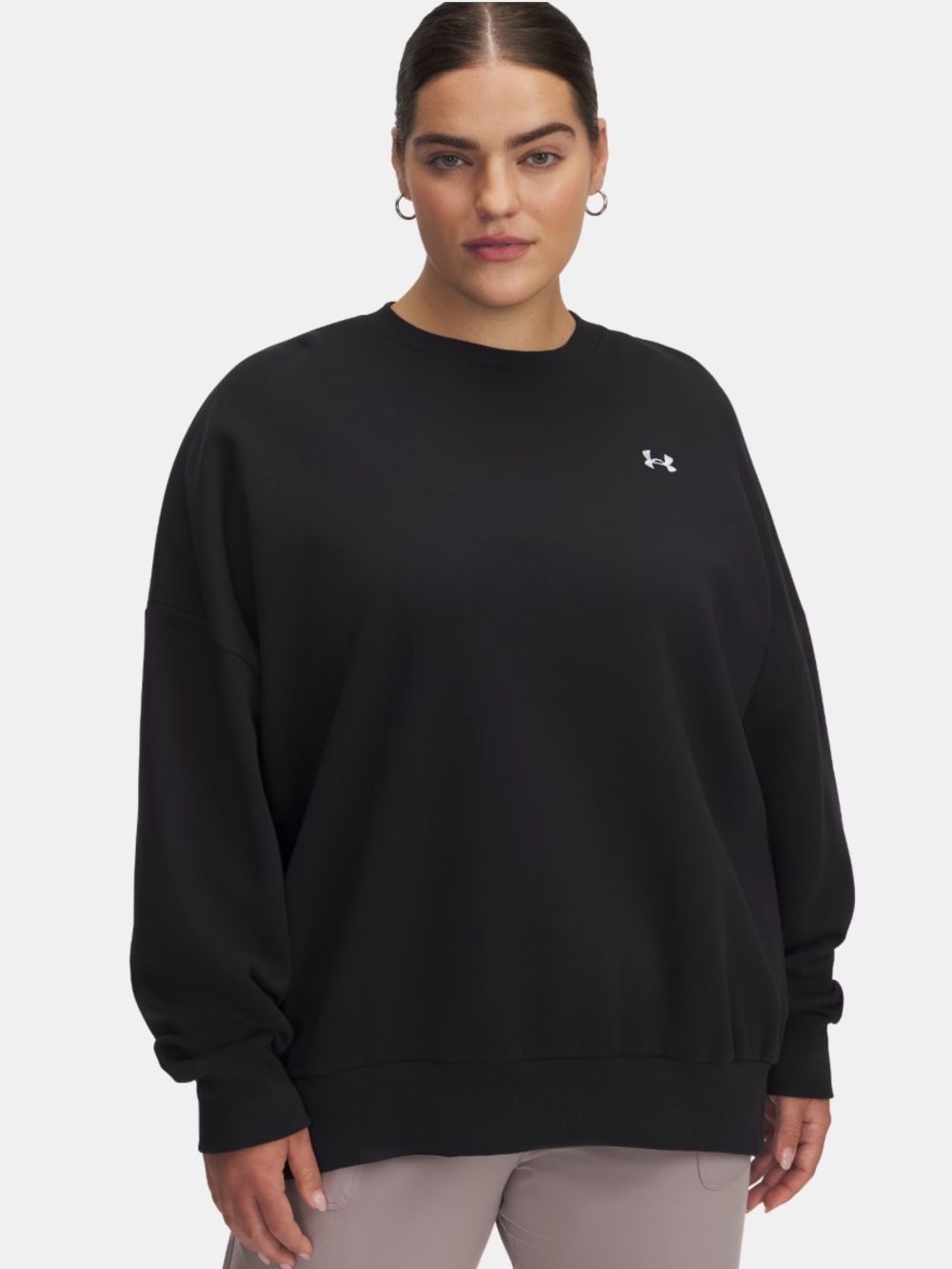 Under Armour women's Classic Black Crewneck Sweater
